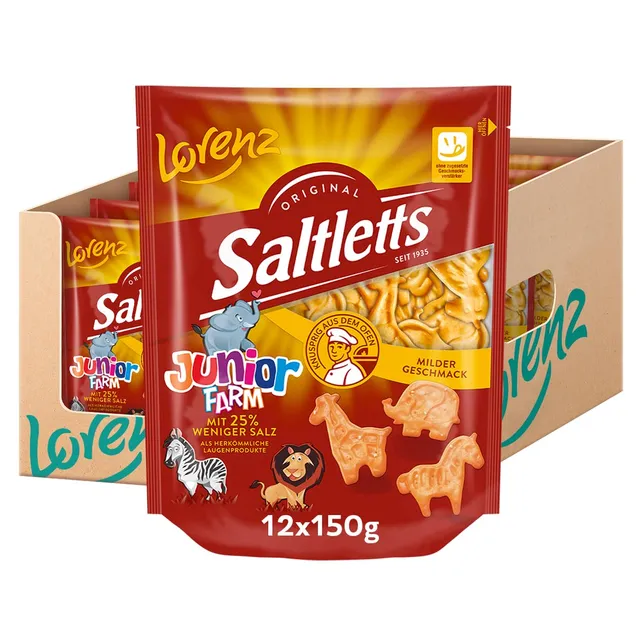 saltletts-junior-farm-cracker-tierform-12-x-150-g-vegan image 1