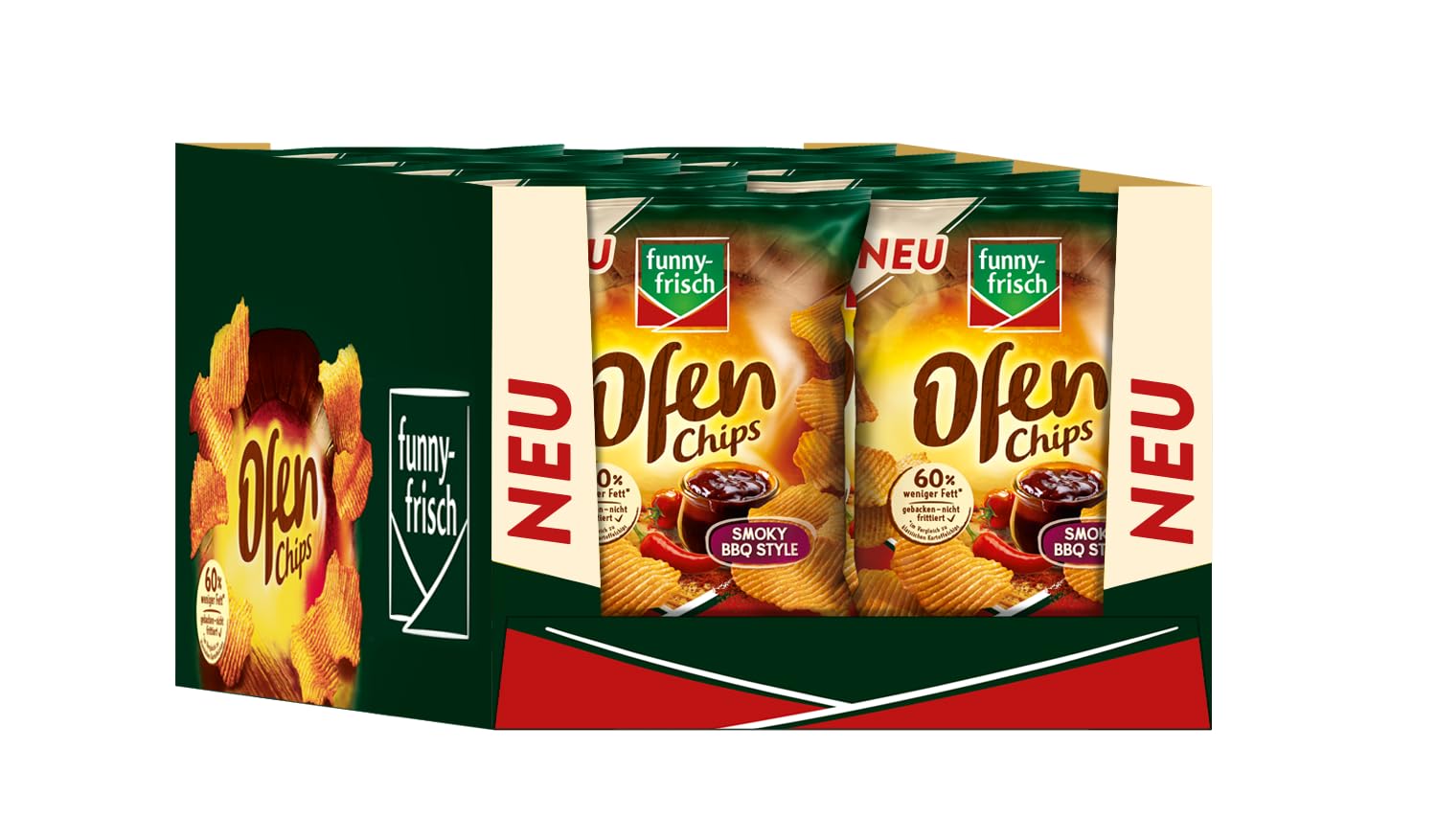 funny-frisch-ofen-chips-smoky-bbq-style-ofenchips-10-x-125-g image 1