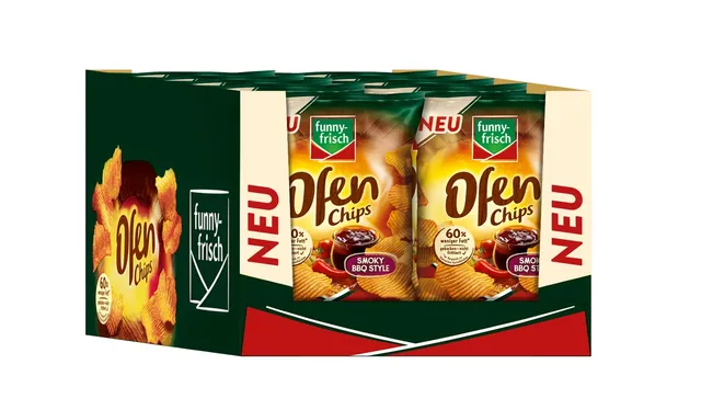 funny-frisch-ofen-chips-smoky-bbq-style-ofenchips-10-x-125-g image 1