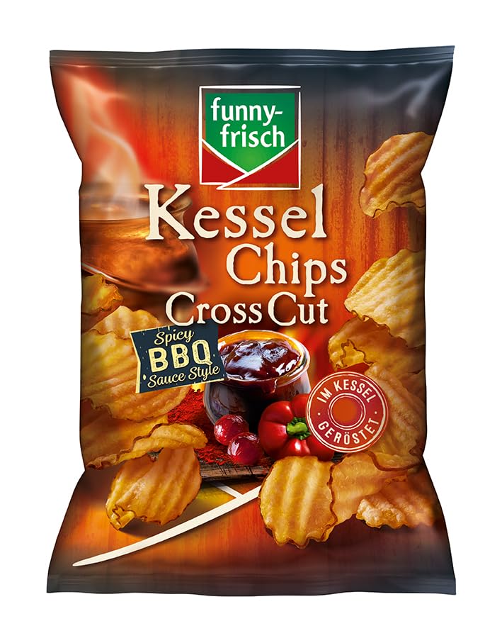funny-frisch-kessel-chips-cross-cut-spicy-bbq-sauce-style-10-x-120-g image 3